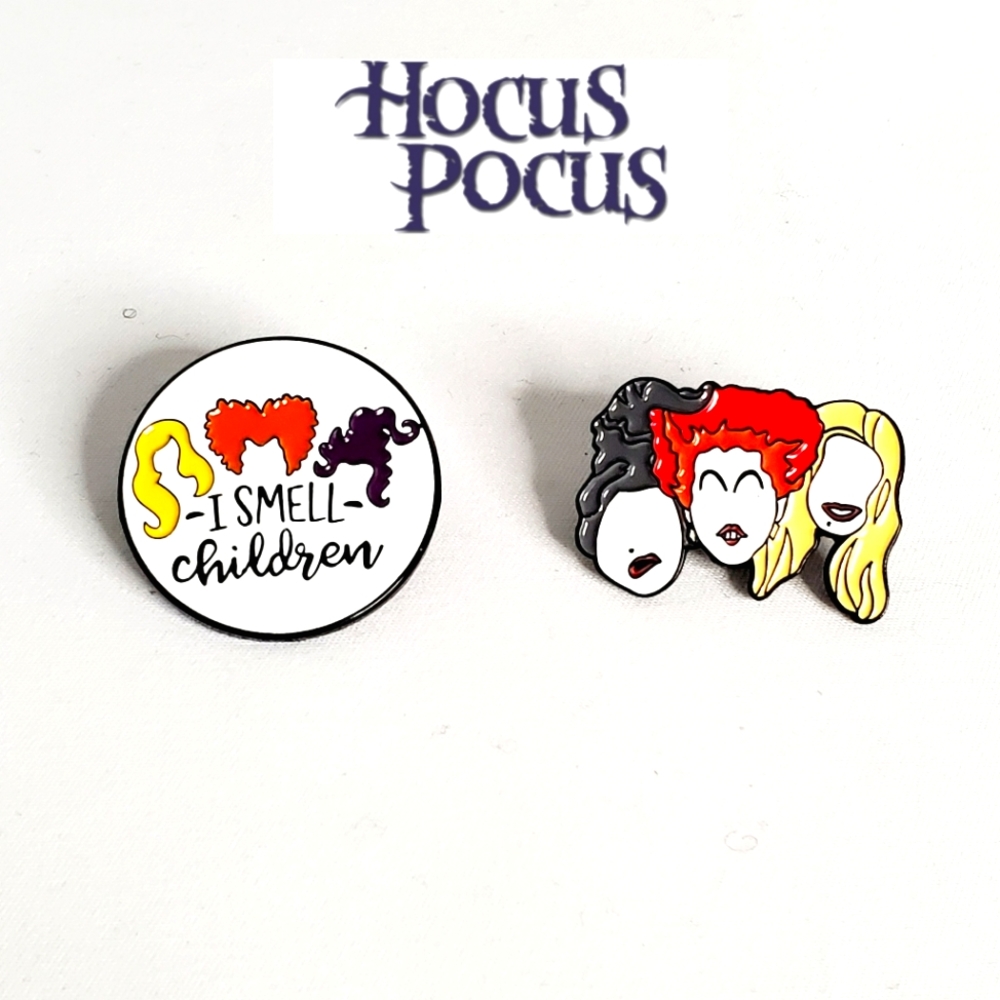 2 Hocus Pocus Alloy Lapel Pins